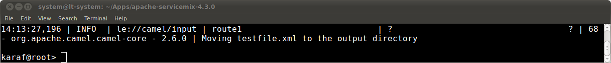 enable debug servicemix